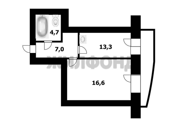 
  Продается дом, 38.4 м², село Раздольное
. Фото 3.