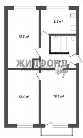 
   Продам 3-комнатную, 59 м², Кропоткина ул, 98

. Фото 20.