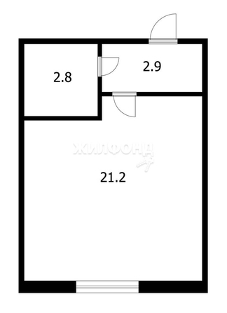 
   Продам студию, 25.7 м², Большая ул, 37

. Фото 9.