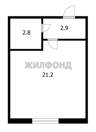 
   Продам студию, 25.7 м², Большая ул, 37

. Фото 9.