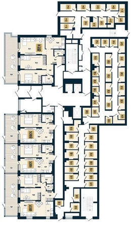 
   Продам 3-комнатную, 73 м², Первый на Есенина, дом 3

. Фото 1.