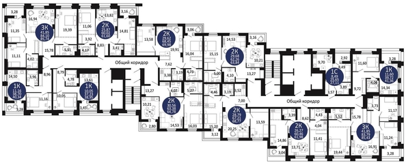 
   Продам 2-комнатную, 68.77 м², Первый на Рябиновой

. Фото 1.