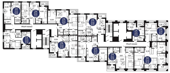 
   Продам 1-комнатную, 42.64 м², Первый на Рябиновой

. Фото 1.