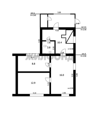 
   Продам дом, 51.9 м², Новошилово

. Фото 13.