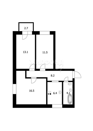 
   Продам 3-комнатную, 61.1 м², Красина ул, 72

. Фото 16.