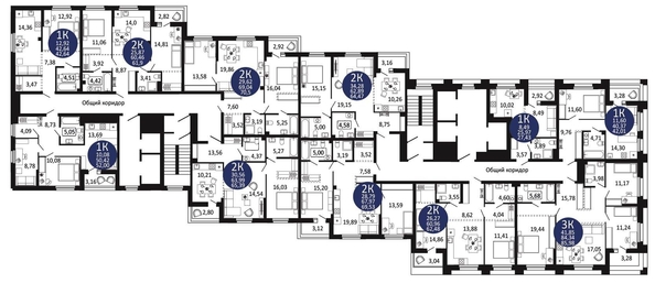 
   Продам 2-комнатную, 64.47 м², Первый на Рябиновой

. Фото 1.