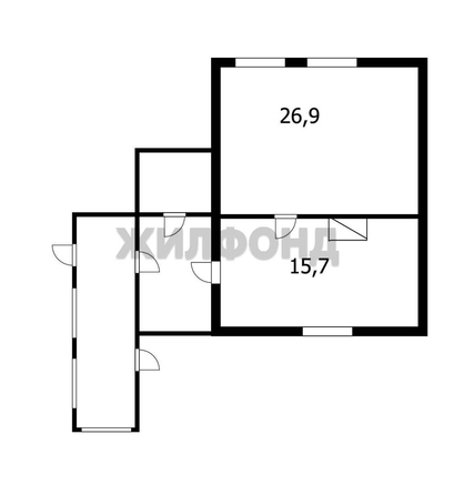 
   Продам дом, 42.7 м², Новомошковское

. Фото 19.