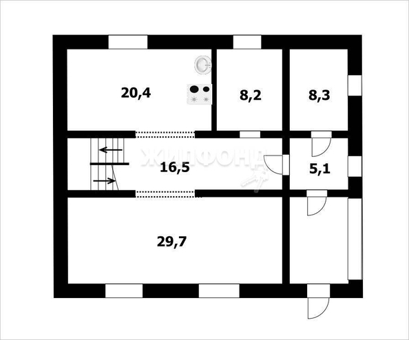 
   Продам дом, 157.1 м², Новосибирск

. Фото 28.