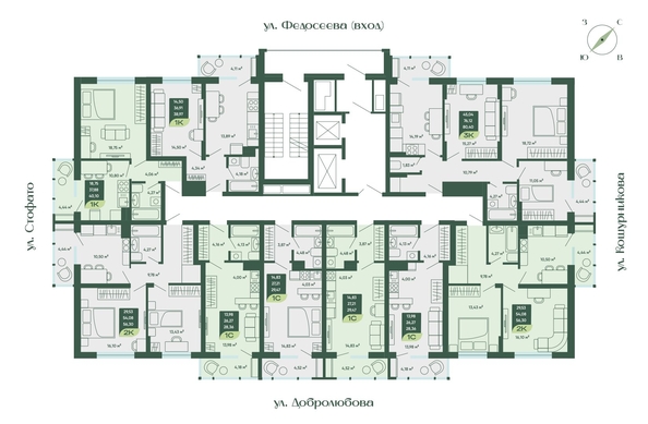 
   Продам 1-комнатную, 38.97 м², Мичурин

. Фото 1.