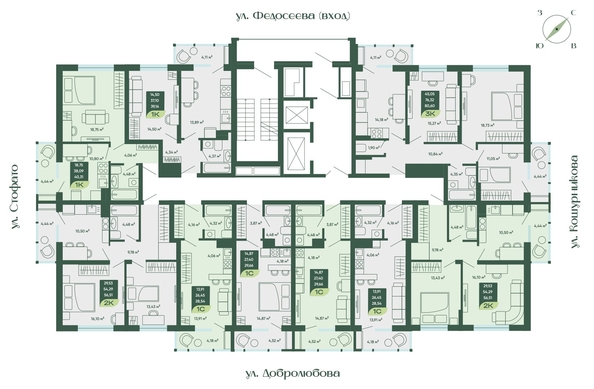 
   Продам 3-комнатную, 80.6 м², Мичурин

. Фото 1.