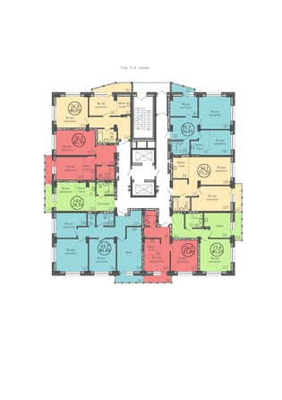 
   Продам 3-комнатную, 79.9 м², Red Fox (Ред Фокс) , дом 6/2

. Фото 1.