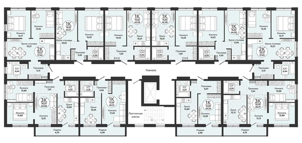 
   Продам 3-комнатную, 60.88 м², Одоевский, дом 4

. Фото 1.