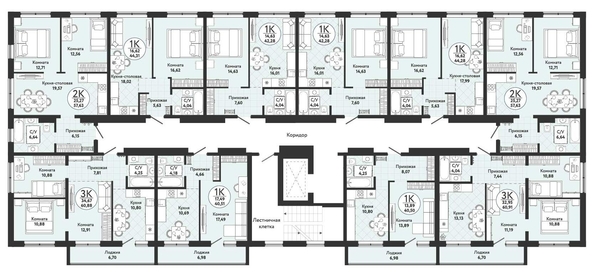 
   Продам 2-комнатную, 57.63 м², Одоевский, дом 4

. Фото 1.