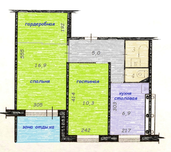 
   Продам 2-комнатную, 43 м², Московская ул, 163

. Фото 11.