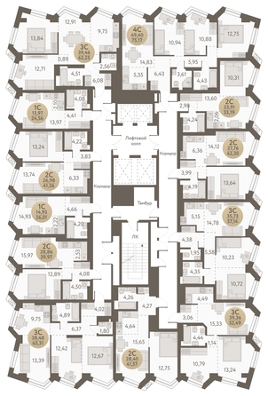 
   Продам 3-комнатную, 57.14 м², Urban-peaks (Городские вершины)

. Фото 1.