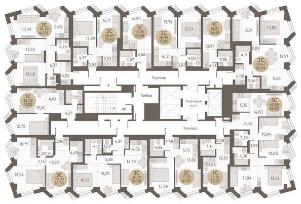 
   Продам студию, 25.88 м², Urban-peaks (Городские вершины)

. Фото 1.