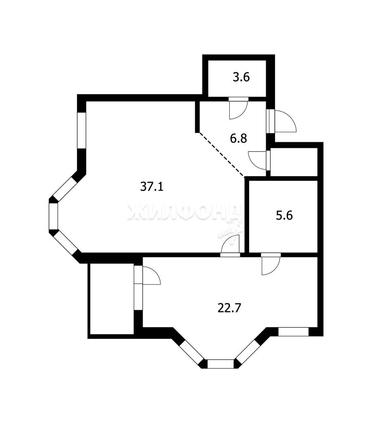 
   Продам 2-комнатную, 77.7 м², Щетинкина ул, 18

. Фото 17.