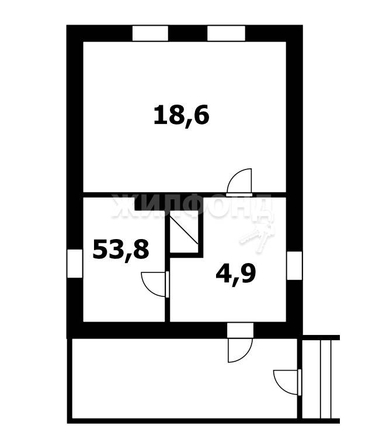 
   Продам дом, 32 м², Прокудское

. Фото 14.