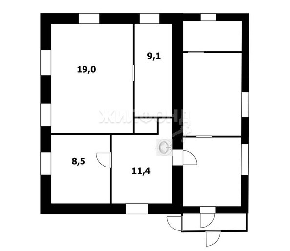 
   Продам дом, 48 м², Новосибирск

. Фото 8.