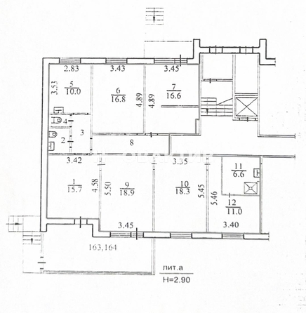 
   Продам помещение свободного назначения, 127.6 м², Спортивная ул, 7/2

. Фото 9.