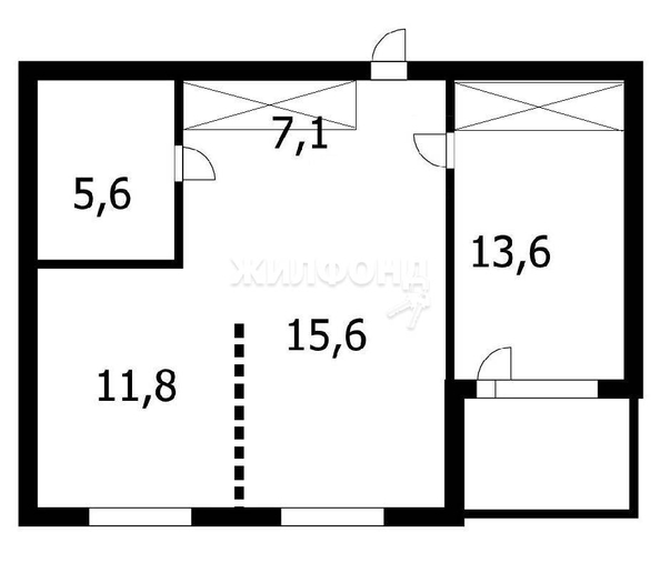 
   Продам 2-комнатную, 53.7 м², Лобачевского ул, 74

. Фото 27.