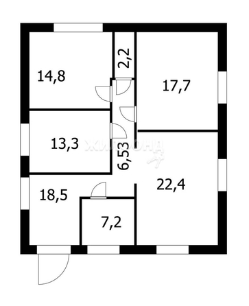 
   Продам дом, 96 м², Каменка

. Фото 24.