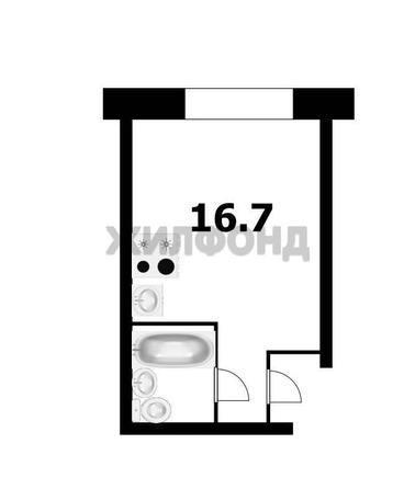 
   Продам комнату, 12 м², Немировича-Данченко ул, 24/2

. Фото 2.