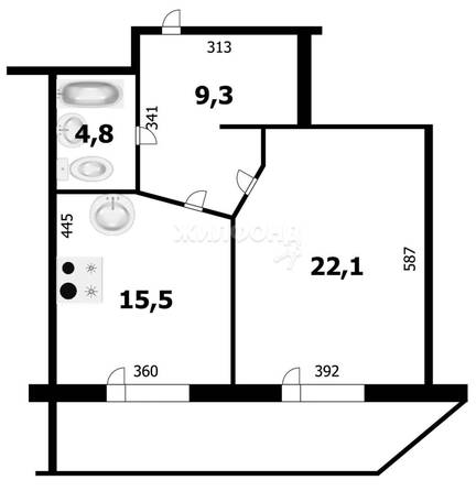 
   Продам 1-комнатную, 51.8 м², Орджоникидзе ул, 47

. Фото 20.