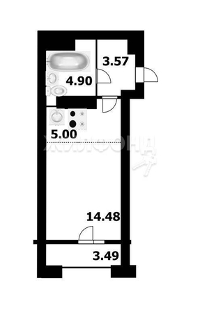 
   Продам студию, 28.6 м², Забалуева ул, 3/1

. Фото 20.