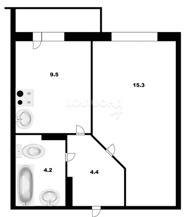 
   Продам 1-комнатную, 33.4 м², Ивана Севастьянова ул, 9

. Фото 7.