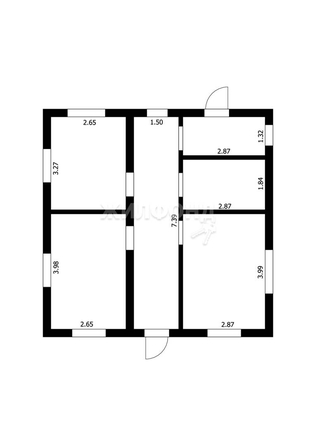 
   Продам дом, 55.6 м², Новосибирск

. Фото 19.