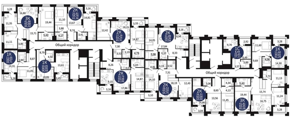 
   Продам 1-комнатную, 38.68 м², Первый на Рябиновой

. Фото 1.