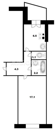 
   Продам 1-комнатную, 31.2 м², Связистов ул, 141

. Фото 7.