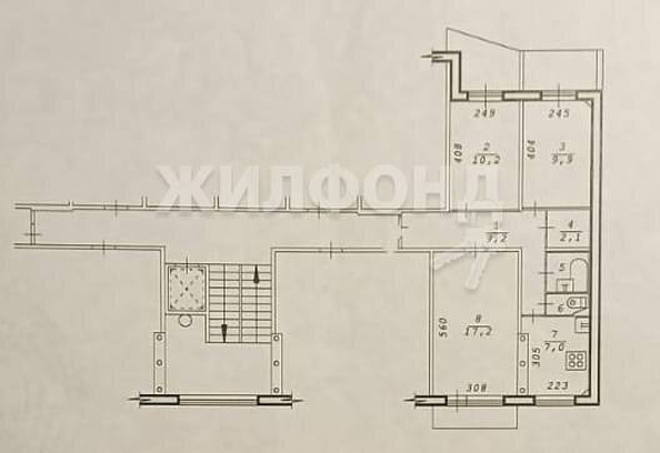 
   Продам 3-комнатную, 64.1 м², Связистов ул, 139

. Фото 1.