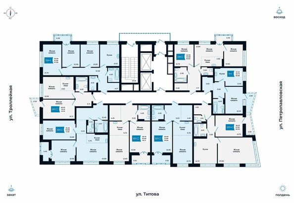 
   Продам 3-комнатную, 71.62 м², Салют, дом 1

. Фото 2.