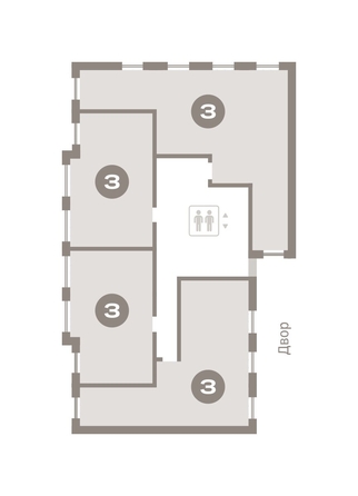 
   Продам 3-комнатную, 119.96 м², Авиатор, дом 2

. Фото 16.