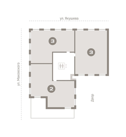 
   Продам 3-комнатную, 190.6 м², На Декабристов, дом 6-2

. Фото 16.