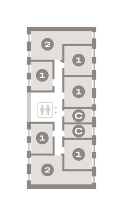 
   Продам 2-комнатную, 71.55 м², 3-й микрорайон, 3

. Фото 13.