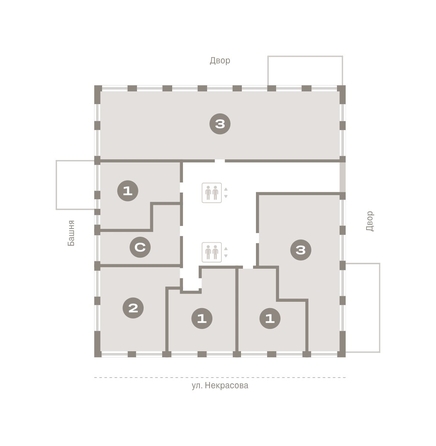 
   Продам 1-комнатную, 63.39 м², Мылзавод, дом 7

. Фото 13.