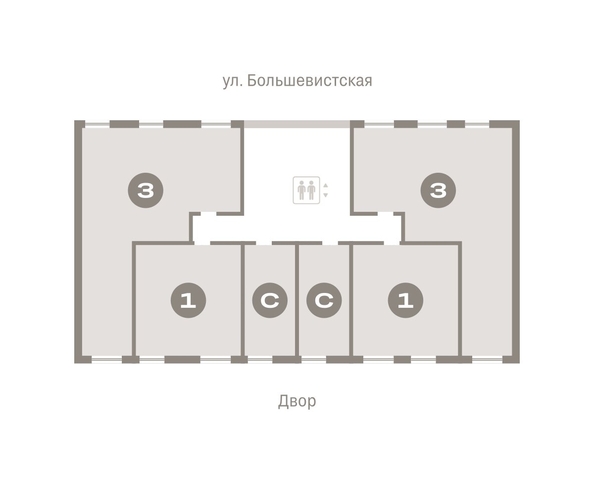 
   Продам 3-комнатную, 87.7 м², Европейский берег, дом 44

. Фото 1.