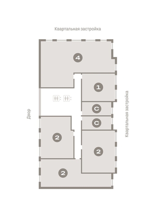 
   Продам 4-комнатную, 147.75 м², Европейский берег, дом 49

. Фото 1.