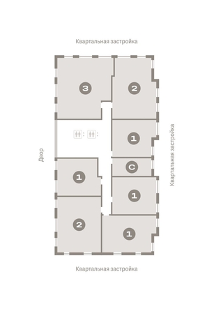 
   Продам 1-комнатную, 48.02 м², Европейский берег, дом 49

. Фото 1.