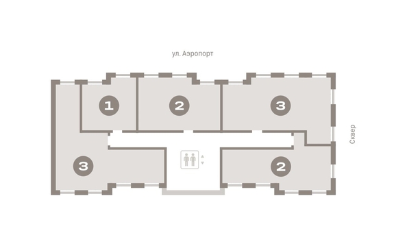 
   Продам 3-комнатную, 100.04 м², Авиатор, дом 3

. Фото 6.