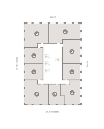 
   Продам 1-комнатную, 44.48 м², Мылзавод, дом 9

. Фото 1.