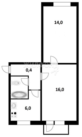 
   Продам 2-комнатную, 44 м², Зорге ул, 213

. Фото 7.