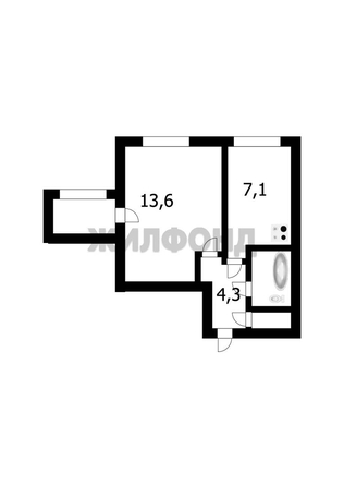
  Продается 1-комн. квартира, 28.5 м², Петухова ул, д. 34
. Фото 10.