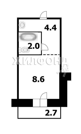 
   Продам студию, 15.1 м², Зорге ул, 84

. Фото 8.