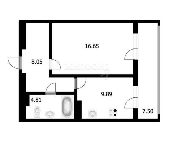 
   Продам 1-комнатную, 39.4 м², Писарева ул, 42

. Фото 2.