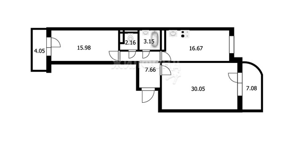 
   Продам 2-комнатную, 79.4 м², Дуси Ковальчук ул, 238

. Фото 1.