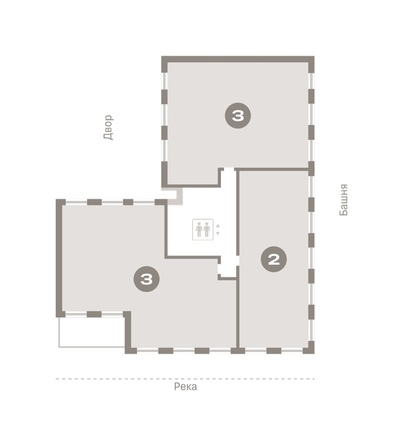 
   Продам 3-комнатную, 178.48 м², На Декабристов, дом 6-2

. Фото 16.